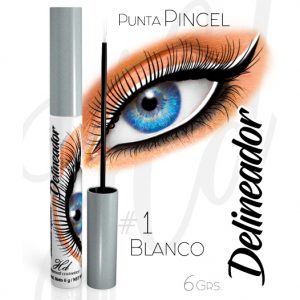 Delineador PUNTA PINCEL 01 Blanco